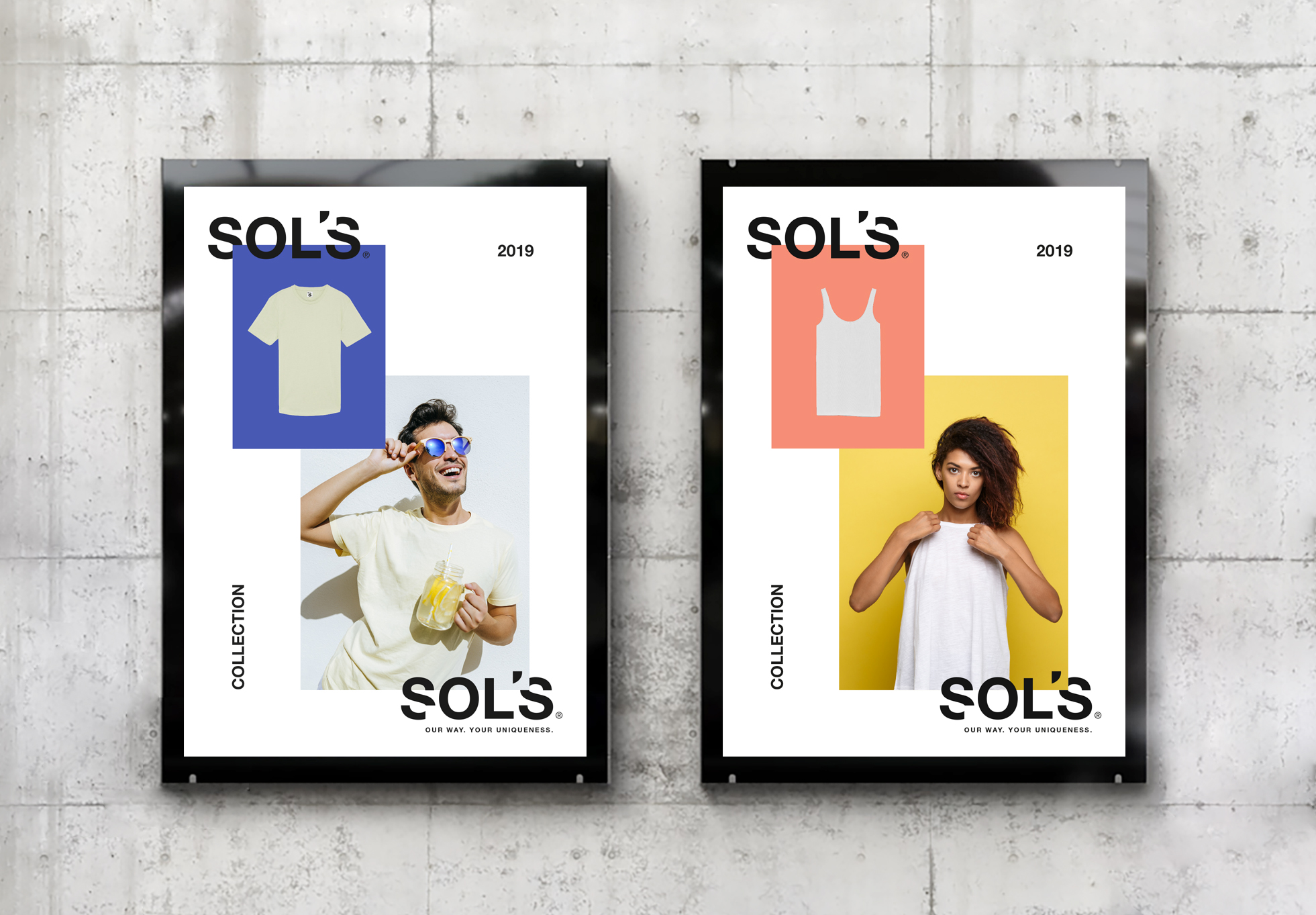 sol's - textile promotionnel - identité visuelle