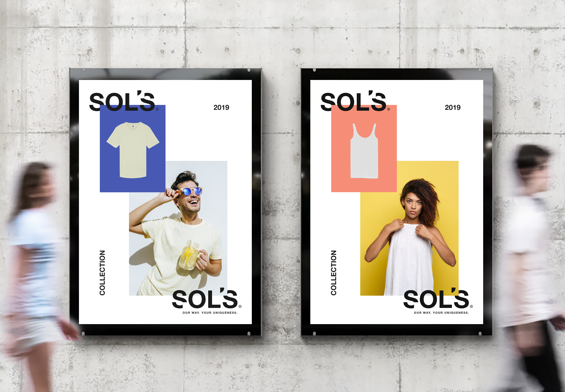 sol's - textile promotionnel - identité visuelle