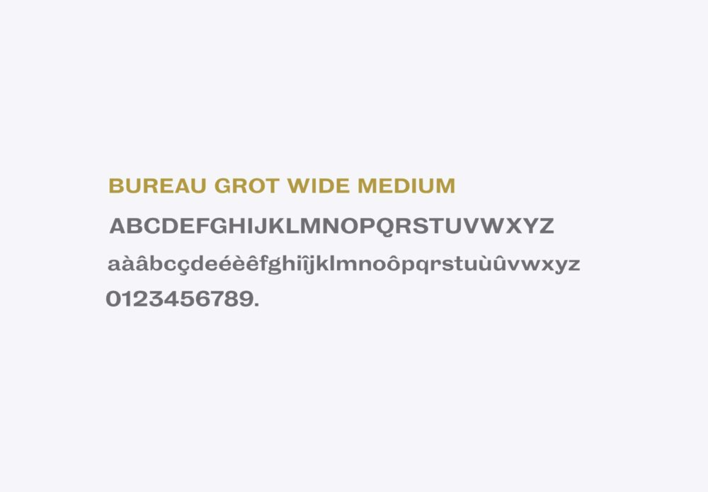 Boucherie du Plateau - Rouen - identité - typographie