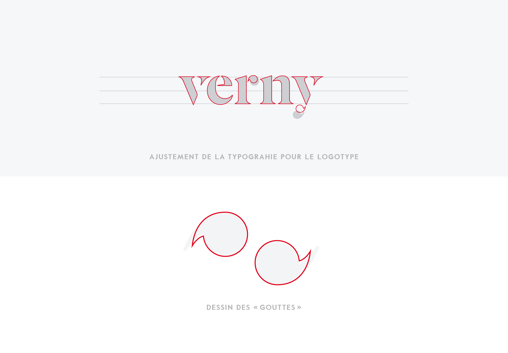 verny identité visuelle typographie